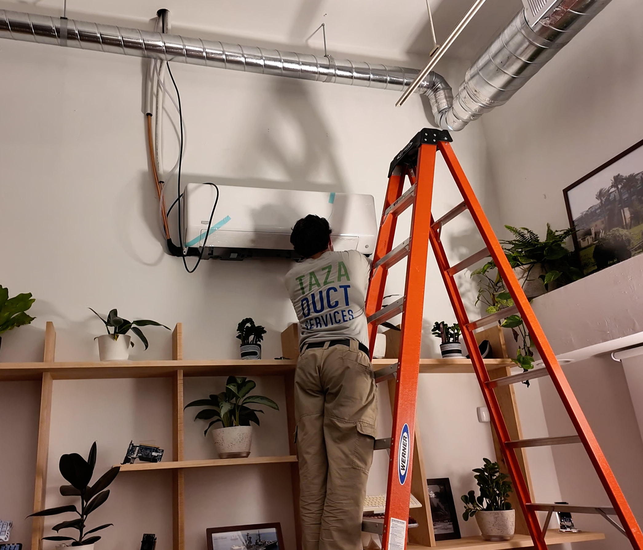 Commercial HVAC servicing